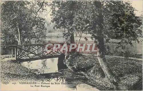 Ansichtskarte AK 127 versailles hameau du petit trianon le pont rustique