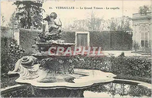 Cartes postales 62 versailles le grand trianon la coquille