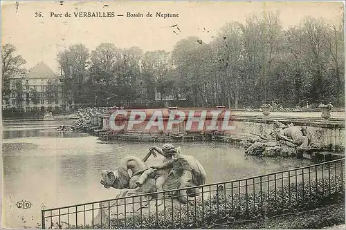 Cartes postales 36 parc de versailles bassin de neptune