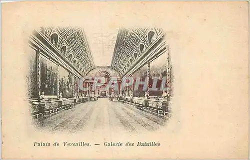 Cartes postales Palais de versailles galerie des batailles