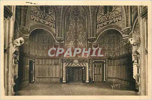 Cartes postales La douce france chateau de pierrefonds (oise) une des chambres du chateau