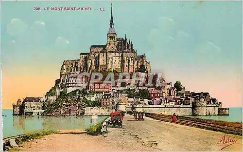 Cartes postales 208 le mont saint michel