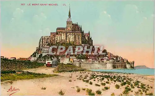 Cartes postales 207 le mont saint michel