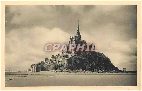Cartes postales 4 abbaye du mont st michel face nord est
