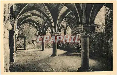 Cartes postales 31 abbaye du mont st michel le promenoir
