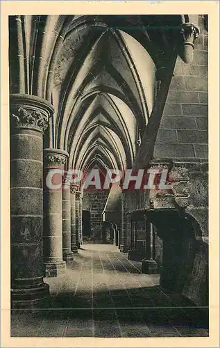 Cartes postales 37 abbaye du mont st michel travee de la salle des chevaliers