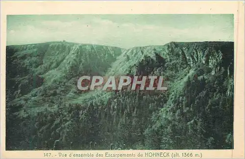 Cartes postales 147 vue d ensemble des escarpements du honneck(alt 1366 m)