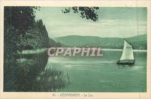 Cartes postales 61 gerardmer le lac Bateau