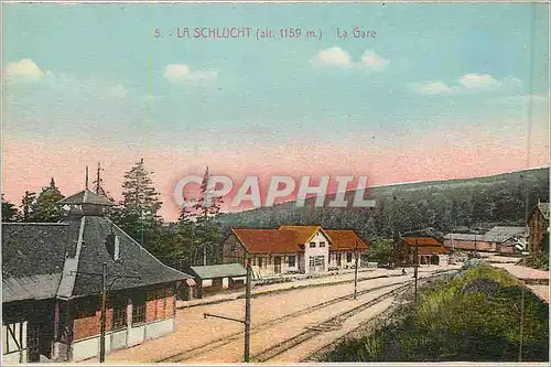 Cartes postales 5 la schlucht(alt 1159 m) la gare