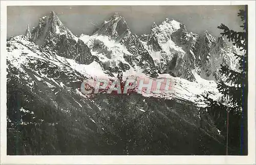 Cartes postales moderne 66 chamonix mont blanc les aiguilles