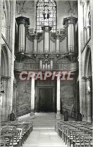 Cartes postales moderne Fecamp (seine maritime) abbatiale de la sainte trinite(xi et xiii siecle) les orgues ( buffet xv