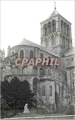 Moderne Karte Fecamp (seine maritime) abbatiale de la sainte trinite(xi et xiii siecle) chevet et tour lantern