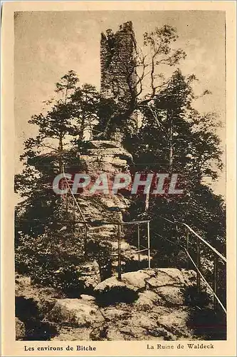 Cartes postales Les environs de biche la ruine de waldeck