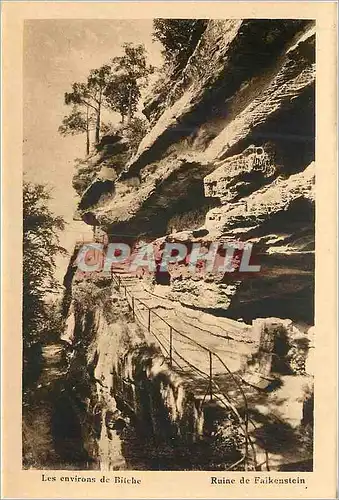 Cartes postales Les environs de biche ruine de falkenstein