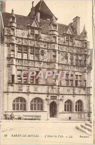 Ansichtskarte AK 19 paray le monial l hotel de ville