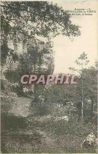 Cartes postales Aveyron 2 montpellier le vieux cirque du lac le balcon