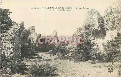 Cartes postales Aveyron 7 montpellier le vieux cirque