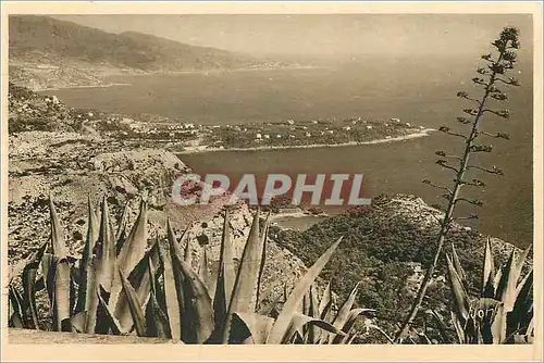 Ansichtskarte AK La douce france 394 cote d azur le cap martin vu du rond point de la turbie(alpes maritime)