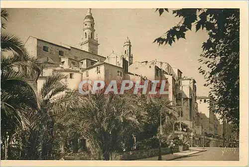 Ansichtskarte AK La douce france 271 cote d azur menton la vieille ville