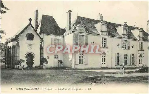 Cartes postales 1 souligne sous vallon chateau de maquille