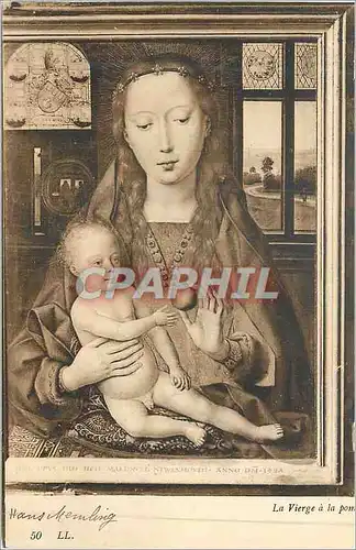 Cartes postales La vierge a la pon