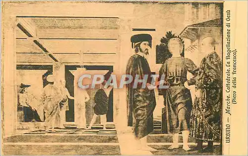 Cartes postales Urbino marche cattedrale la magellazione di gesu(piero della francesca)