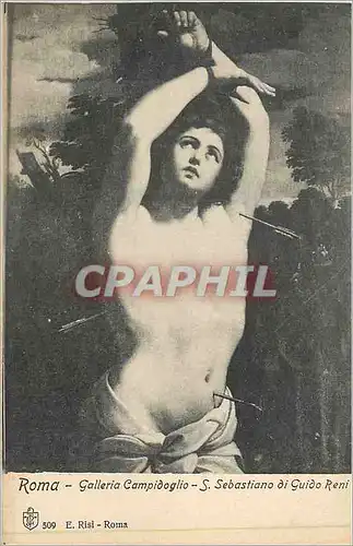 Cartes postales Roma galleria campidoglio s sebastiano di guido reni