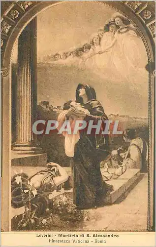 Cartes postales Loveniri martirio di s alessandro pinacoteca vaticana roma