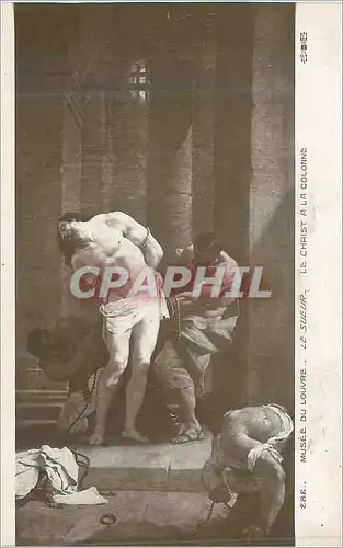 Cartes postales 282 musee du louvre le sueur le christ a la colonne