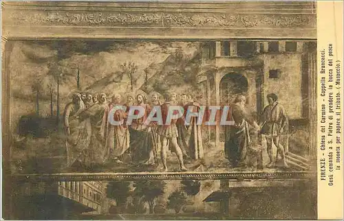 Cartes postales Firenze chiesa del carmine cappella brancacci