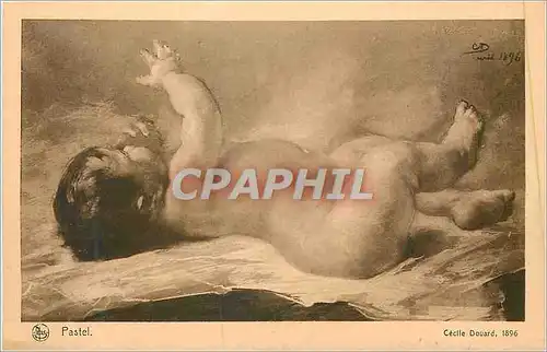 Cartes postales Pastel cecile douard 1896