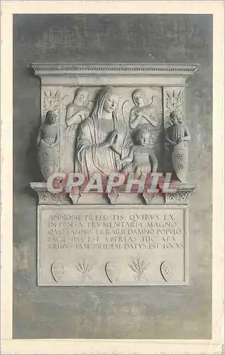 Cartes postales Venezia palazzo ducale madonna del frumento(pietro lombardo)