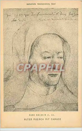 Cartes postales Hans holbein d ao alter moench mit capuze