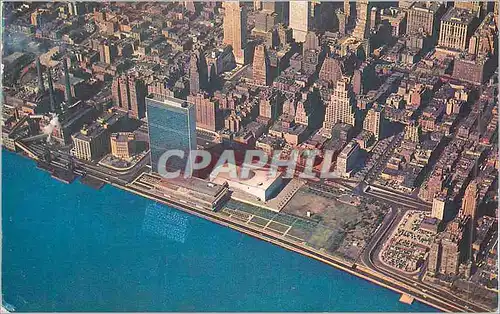 Cartes postales moderne Arial view of midtown manhattan new york city