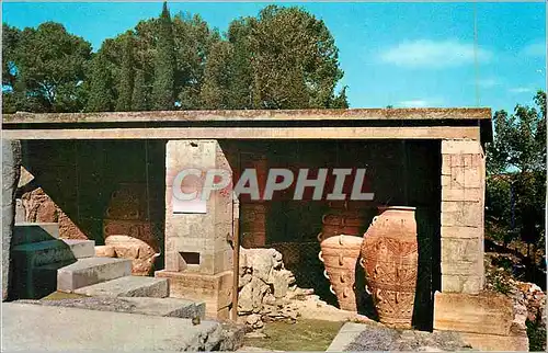 Cartes postales moderne Cnossos les depots aux jarres gigantesques