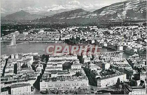 Cartes postales moderne 9101 geneve vue aerienne