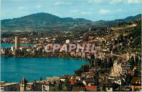 Cartes postales moderne Territet montreux clarens 897 vue generale