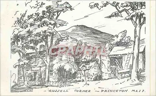 Cartes postales moderne Russel corner printemps mass