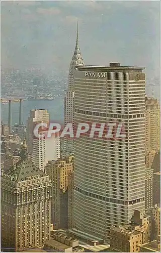 Moderne Karte Pan am building new york city