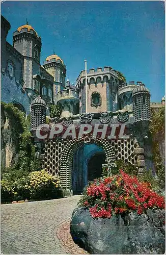 Cartes postales moderne Cores de Portugal Sintra l'Entree du Chateau de la Pena