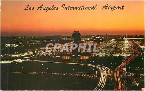 Moderne Karte Sunset at Los Angeles International Airport