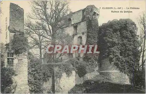 Cartes postales Clisson (I Inf) Le Chateau Ruines du Donjon