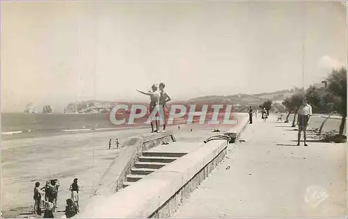 Cartes postales moderne Hendaye Plage (Basses Pyrenees) La Grande Plage et les Deux Jumeaux