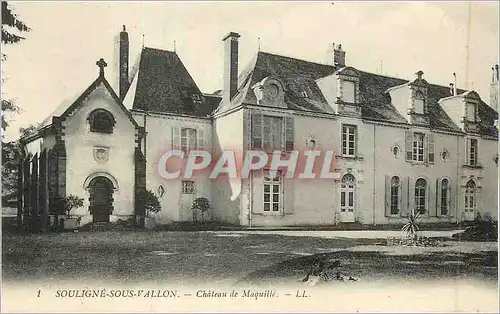Cartes postales moderne Soulgne sous Vallon Chateau de Maquille
