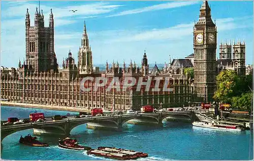 Moderne Karte The Houses of Parliament London