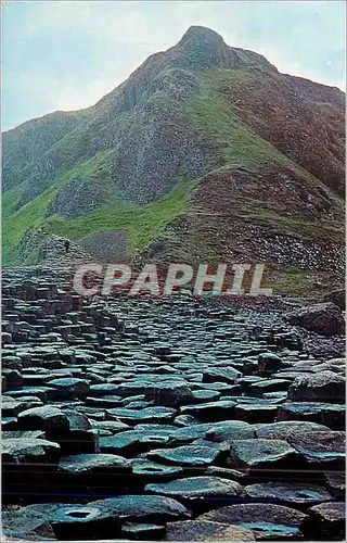 Moderne Karte Giant's Causeway Co Antrim Northern Ireland