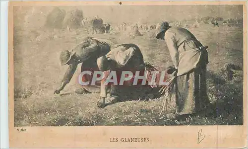 Cartes postales Les Glaneuses Millet