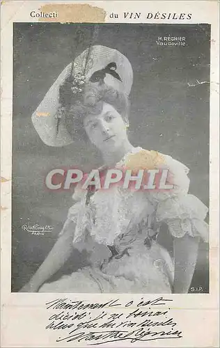 Cartes postales Collection Artistique du Vin Desiles M Regnier Vaudeville