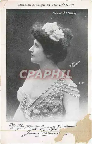 Cartes postales Collection Artistique du Vin Desiles Jeanne Saulier Cautin et Berger