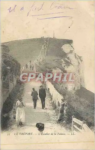 Cartes postales Le Treport L'Escalier de la Falaise